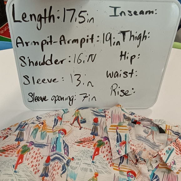 Zara M Colorful Blouse Crop Top tie-front Notched Collar Preppy Core Artsy Core - Picture 4 of 14